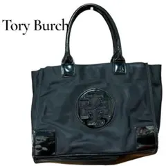 Tory Burch エラ ブラック トートバッグ