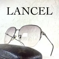 LANCEL　ビンテージサングラス　レッドレンズ　シルバーグレーフレームのサムネイル