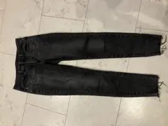 UNIQLOJEANS クラッシュストレッチデニム　黒