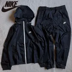 新品 NIKE セットアップ 上下セット ブラック ナイロンジャケット XL