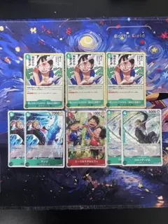 ワンピースカードゲーム 赤緑ルフィ デッキパーツ