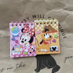 東京ディズニーリゾート ミニーマウス & プルート メモ帳 2冊セット