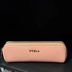 FURLA フルラ ポーチ ペンケース サーモンピンク