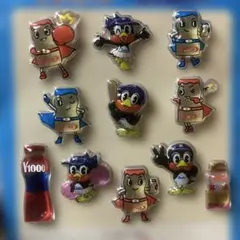 ヤクルト つば九郎 ぷっくりシール デコステッカー ヤクルトマン 비매품