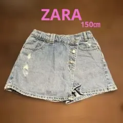 ZARA ZARAkids 150㎝　ダメージデニム　ショートパンツ