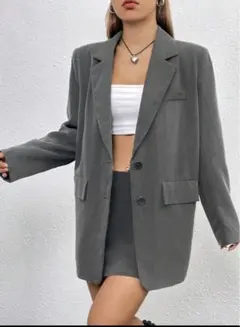 shein ブレザー&スカート　セットアップ