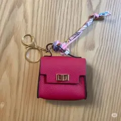 バッグチャーム　ミニバックキーホルダー　イヤフォンケース　小物入れ　キーケース