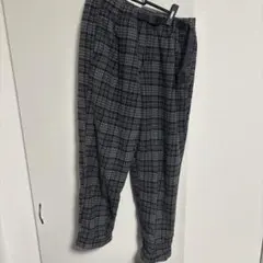 GRAMICCI　ウールブレンドタックテーパードパンツ