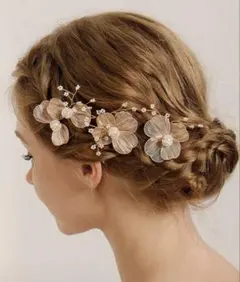 ＊花モチーフ ヘッドドレスセット