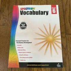 Spectrum Vocabulary Grade 6 英語学習ワークブック