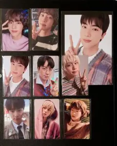 BTS JIN JPセット(トレカ８枚&ポストカード)