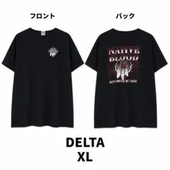 DELTA チェロキー ドリームキャッチャー 両面プリント XL ブラックのサムネイル