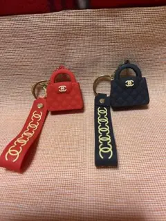 CHANELノベルティミニバッグキーホルダー　チャーム