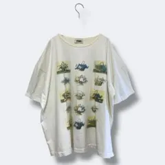 3点 ¥10,000 ビンテージ 古着 卸 レトロ 80's 花プリントTシャツ