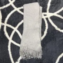 【匿名配送】　マフラー　グレー　ストール　ショール