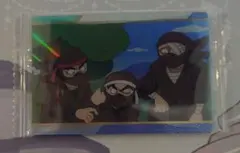 ▲メタリックプラカード 忍たま乱太郎 ウエハースの段 タソガレドキ忍軍