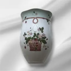 希少【WEDGWOOD】ワイルドストロベリー フラワーベース 花瓶のサムネイル