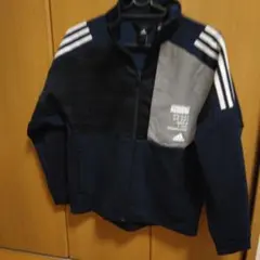 adidas ジップアップジャケット ネイビー　大幅値下げ