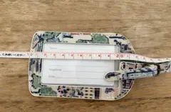 【未使用品】キャスキッドソン: ロンドン柄　ネームタグ