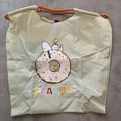 PEANUTS スヌーピー ドーナツ エコバッグ　可愛い　プレゼント　新学期