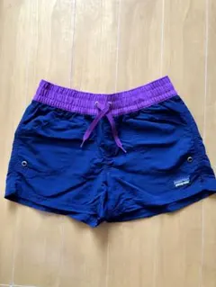 美品Patagonia キッズM 水陸両用バギーパンツ