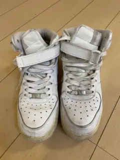 ナイキ エアフォース1 ミッド ホワイト 07