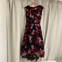 【 SALE】刺繍　ドレス　ブラック　Sサイズ　GINZA COUTURE