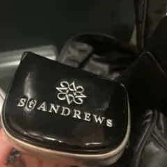 St Andrews パター用ヘッドカバー 黒