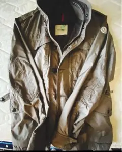 MONCLER ブラウン ナイロンジャケットメンズ