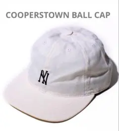 COOPERSTOWN BALL CAP クーパーズタウンボールキャップ 白