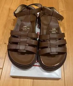 COACH サンダル ブラウン ストラップのサムネイル