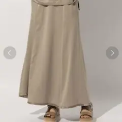 ロングスカート BAYFLOW ベージュ スカート 定価8.690円