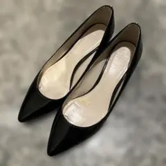 COLE HAAN エナメル　ブラック　パンプス　ヒール