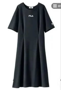 ＜ＦＩＬＡ＞ふくれジャカード素材チュニックワンピースのサムネイル