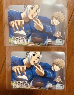ブルーロック　ブレバト　エゴフェス　カード2枚我牙丸吟　成早朝日　トレカ