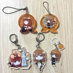 えとさん キーホルダー各種 5点まとめ