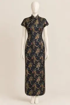 新品試着のみ　黒チャイナドレス