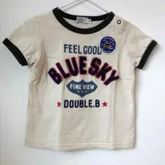 ミキハウス 半袖Tシャツ 90cm ダブルビーのサムネイル