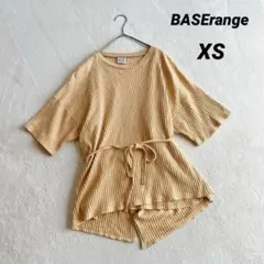 【ベイスレンジ】半袖カットソー (XS) 小さめ マスタードイエロー りぼんのサムネイル
