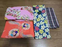 古布　着物　はぎれ　4種類セット