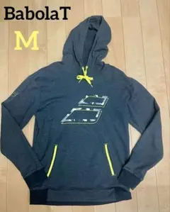 お値下げ！美品　バボラ　メンズグレー パーカー　テニスなどスポーツ　M
