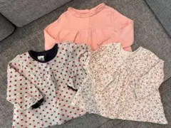 プチバトー 長袖カットソー 3点セット 18M/81cm