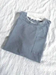 GLOWS BLUE ポケット付きTシャツ 夏 サマーＴシャツ160cmのサムネイル