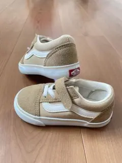VANS ベージュ キッズスニーカー　14cm