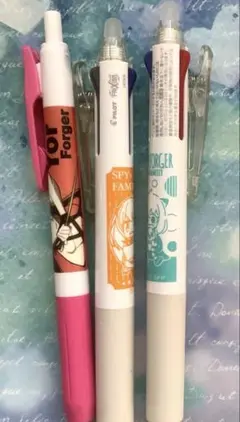 SPY×FAMILY　ゆるスタ　アーニャ　ゲルインキボールペン2種 ＋1