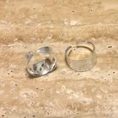 イヤーカフ シルバー マット 両耳 ペア 上品 大人可愛い シンプル