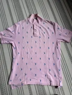 Polo by Ralph Lauren ピンクポロシャツ L