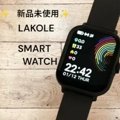 ✨新品未使用✨ LAKOLE SMART WATCH 《ブラック》