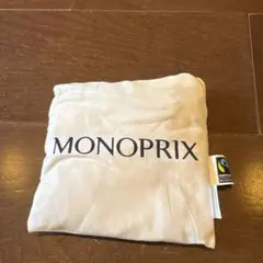 新品、未使用　MONOPRIX モノプリ エコバッグ 折りたたみ コットン