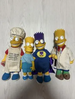 The Simpsons バート フィギュア 4体セット ビンテージ レア - メルカリ